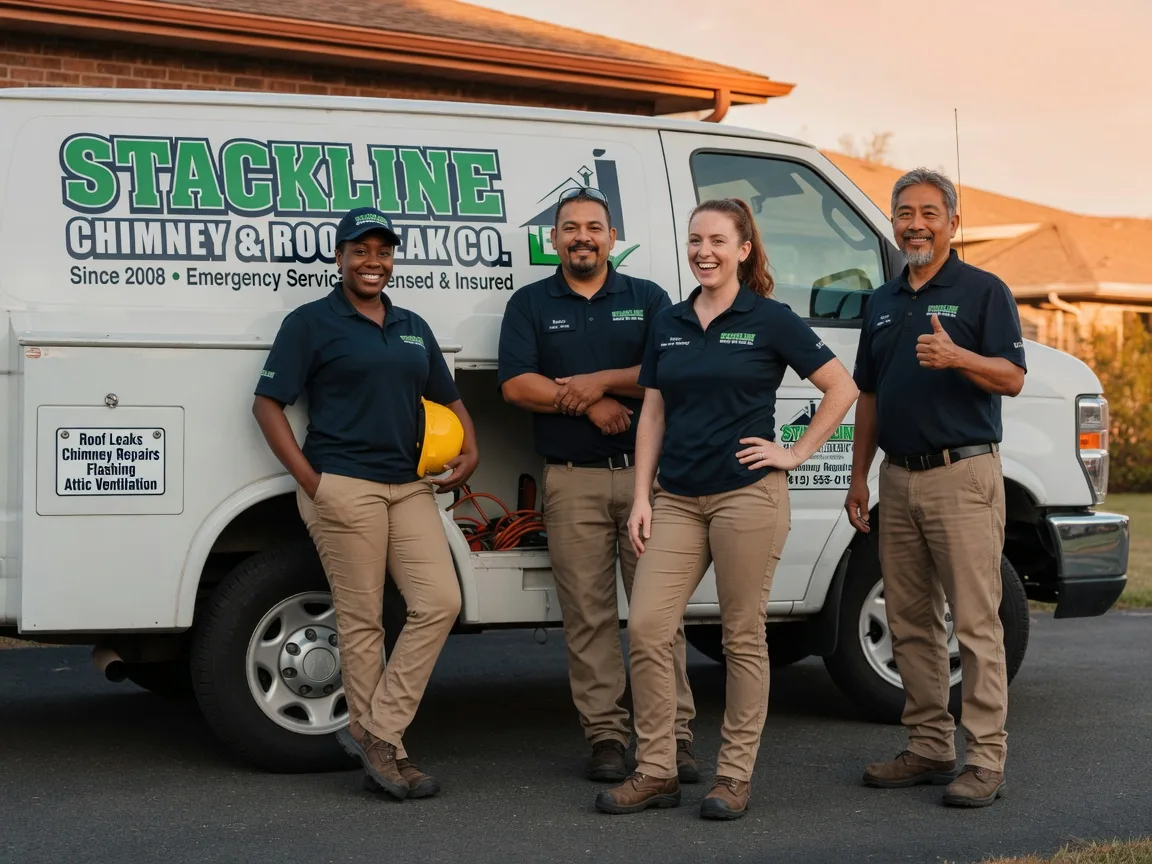 Chimney flashing repair company in Columbus, MI